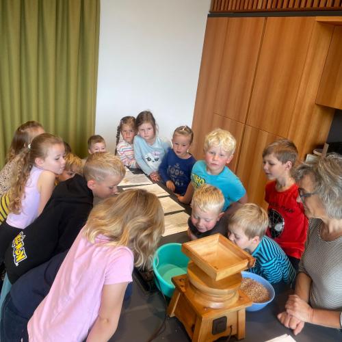 Mehl mahlen für´s Brot